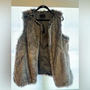 Banana Republic Faux Fur Vest - NWT